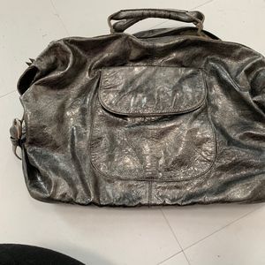 Latico Gold metallic handbag 17”x15”7”